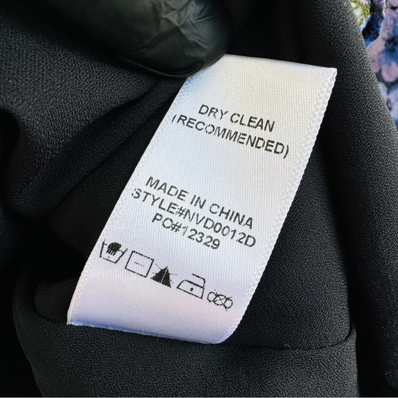 Vici Floral Mini Dress XS Blue Pink Casual Cottagecore Shirt Dress Summer Boho - Picture 12 of 12